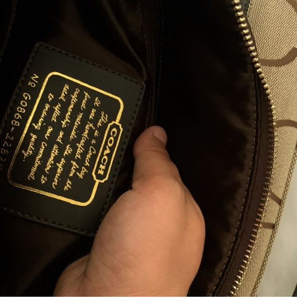 🍒Coach 2-Way Monogram Bag NWOT 🍒 - Picture 7 of 7